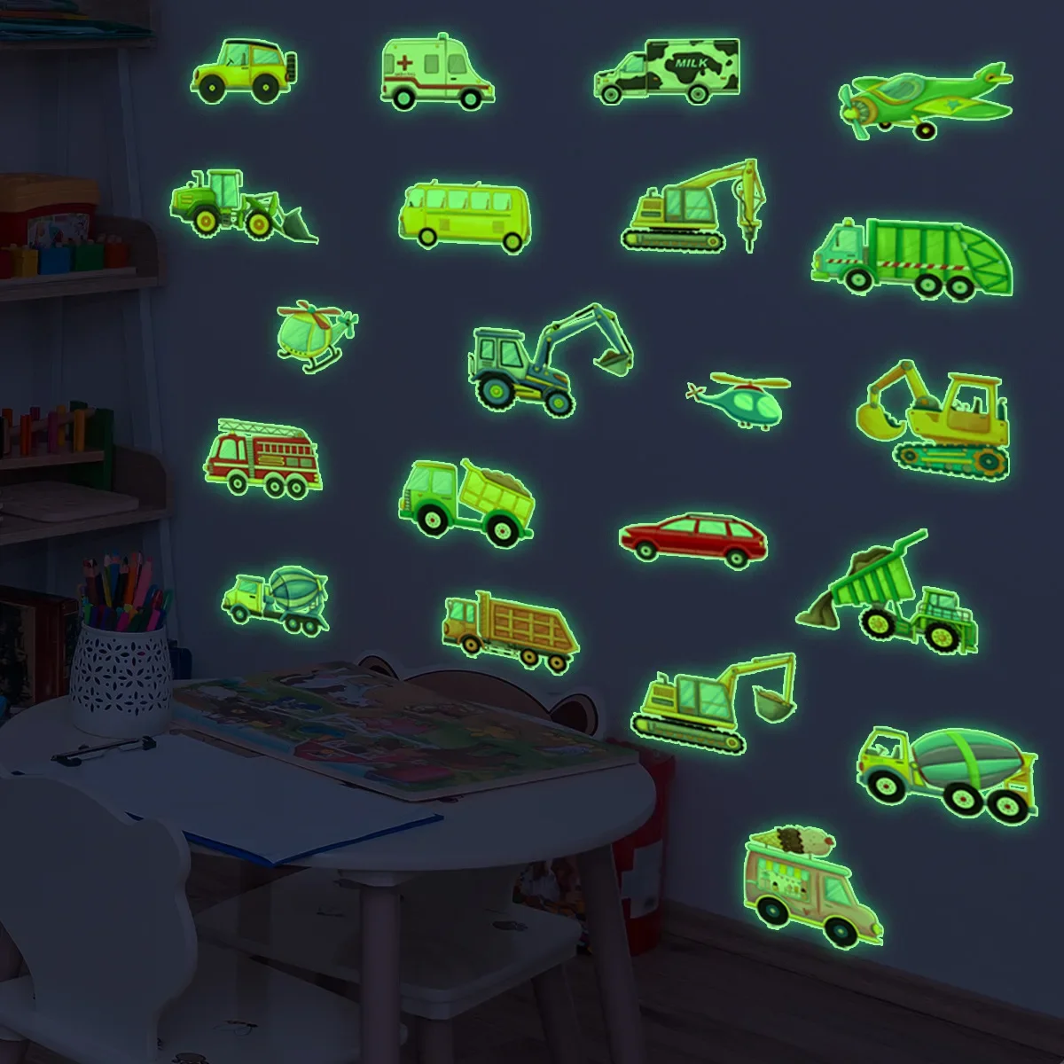 

Luminous Sticker Children's Room Kindergarten Decorative Wall Sticker Self-adhesive