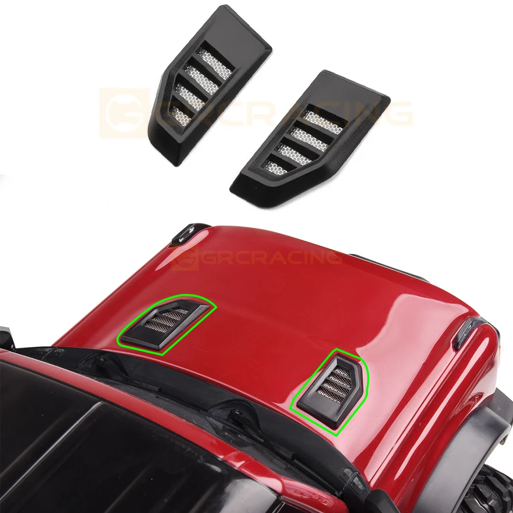 For Traxxas 1/10 Trx-4 New Bronco Trx4 Black Nylon Material Three-dimensional Hood Air Outlet and Cooling Vent