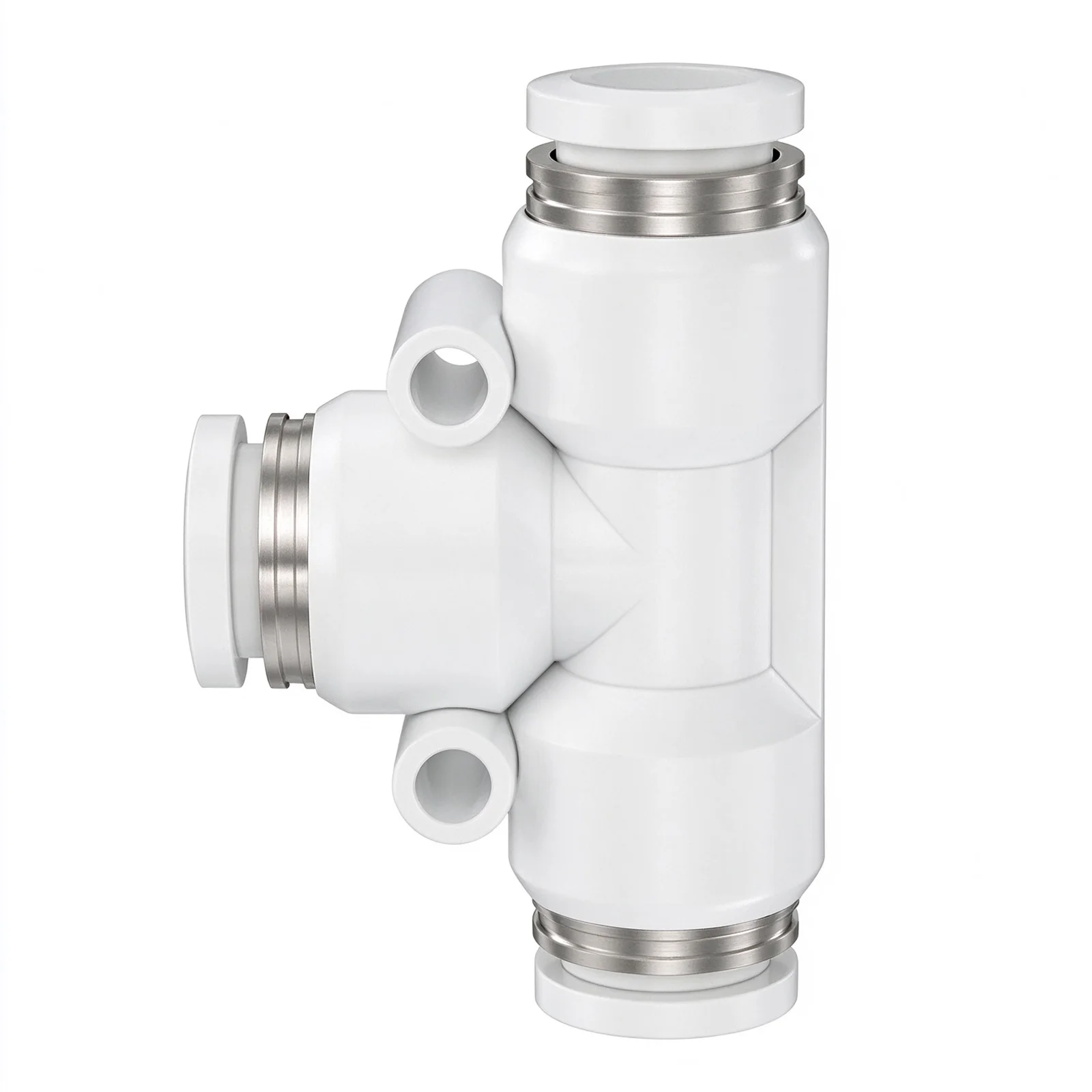 PEG Reducing Tee Pneumatic Quick Push In Fitting 4 6 8 10 12mm Air Compressor Soft Air Hose Connector