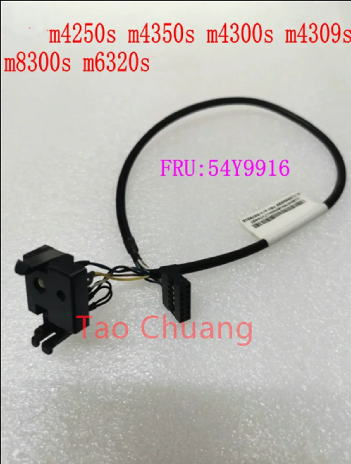 For Lenovo m4250s m4350s m4300s m4309s m6320s Power switch button cable P/N: 54Y9916