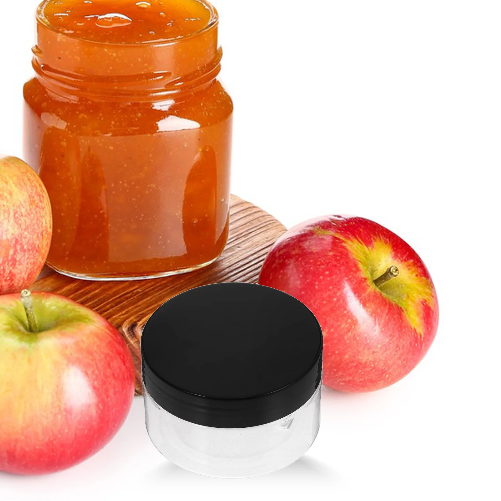 

10pcs Clear Plastic Jars 100Ml Leakproof Small Containers For Travel Cosmetics Food Storage Creams Spices Snacks Diy Projects