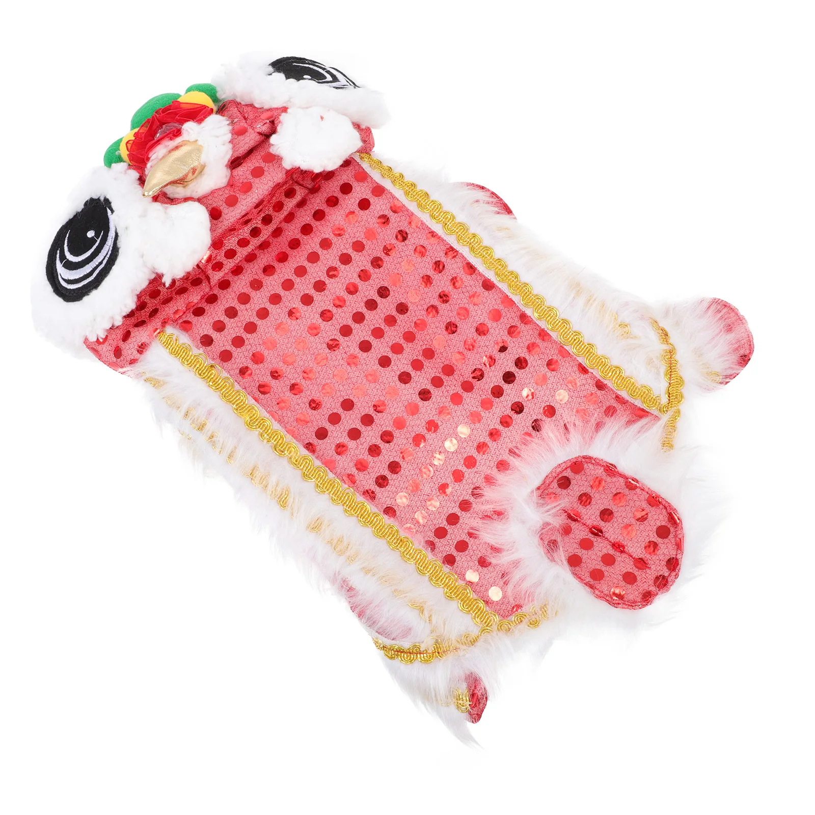 

Dance Lion Costume Premium Polyester Small Dog Clothes New Year Apparel Party Outfit Holiday Puppy Garment Christmas Pet Wear