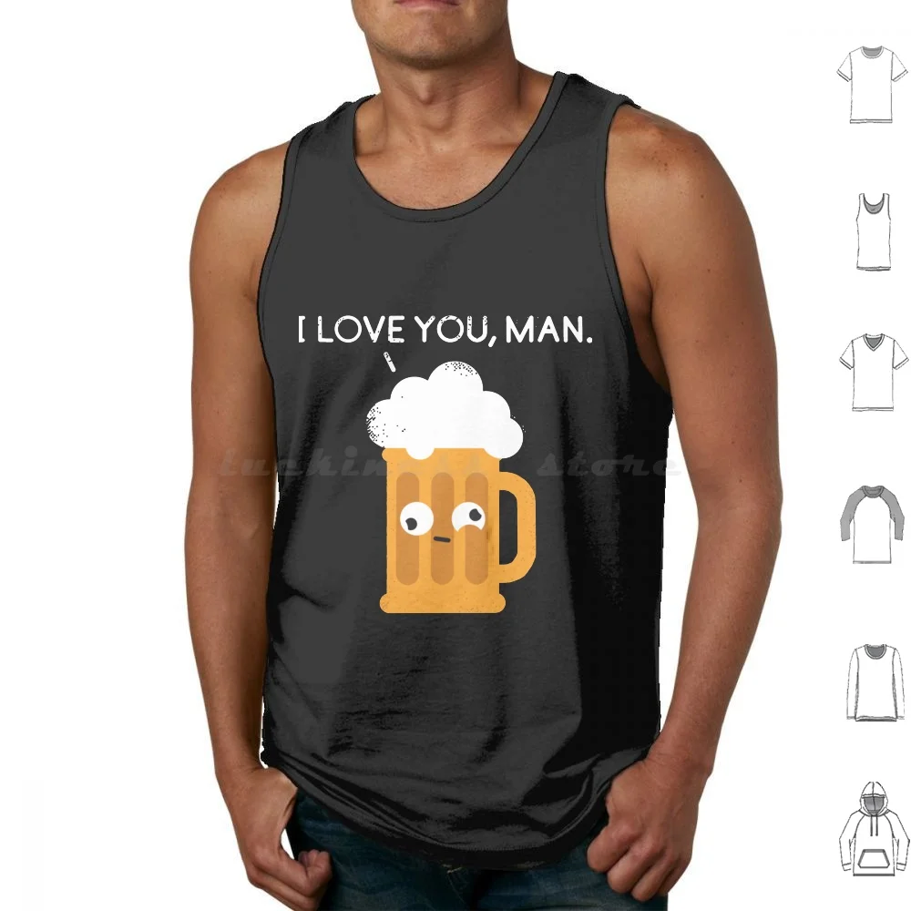 Eu te amo homem por cerveja bêbada regatas impressão algodão stella artois cerveja stella bêbado artois carlsberg beber cerveja