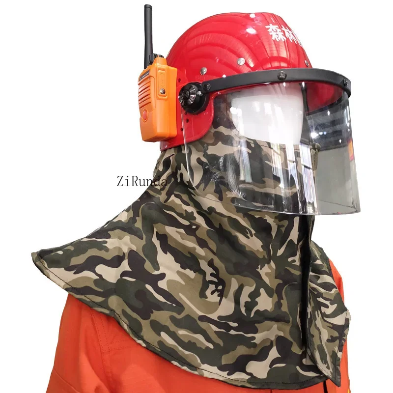 *Fire rescue intelligent fire hat Forest fire intercom helmet Integrated communication helmet