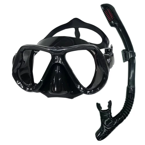 Imagen 1 del producto Máscaras de buceo para adultos, juego de tubos de respiración para snorkel, gafas para mujeres y hombres, máscaras con hebilla antideslizantes