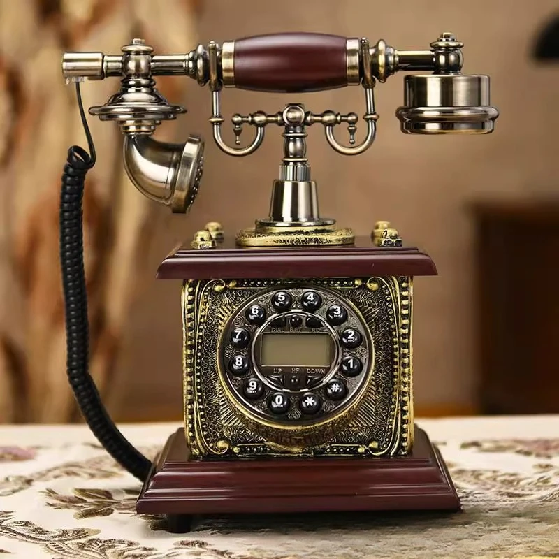 Telephone European retro landline old-fashioned home creative fashion telephone wired