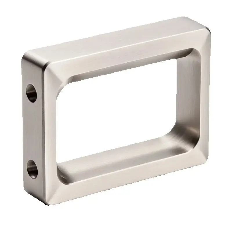 CNC Milling 7075 Aluminum Alloy Part Natural Anodizing Surface Bottom Plate