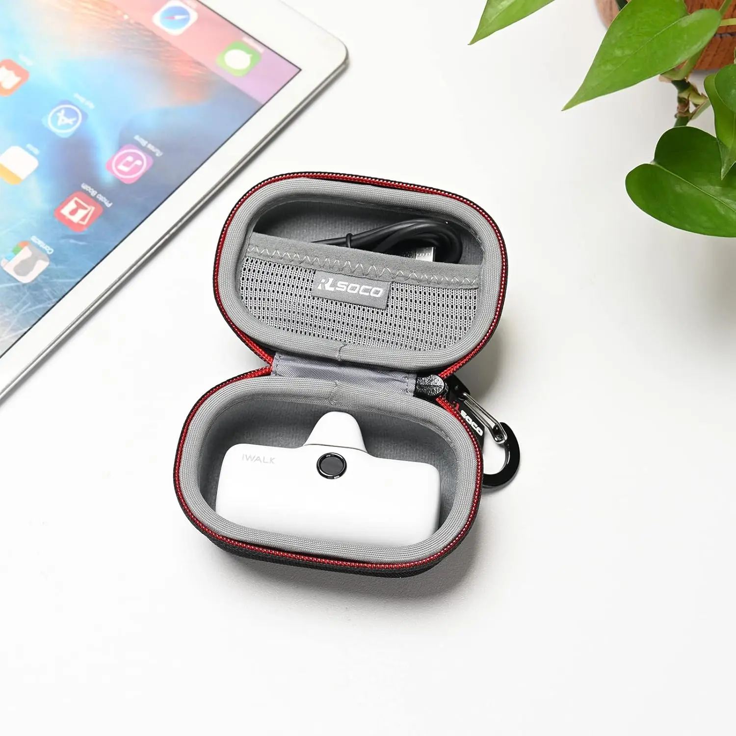 rlsoco-hard-case-for-iwalk-portable-charger-4500mah-4800mah-wireless-power-bank-black-shockproof-dustproof-case-only