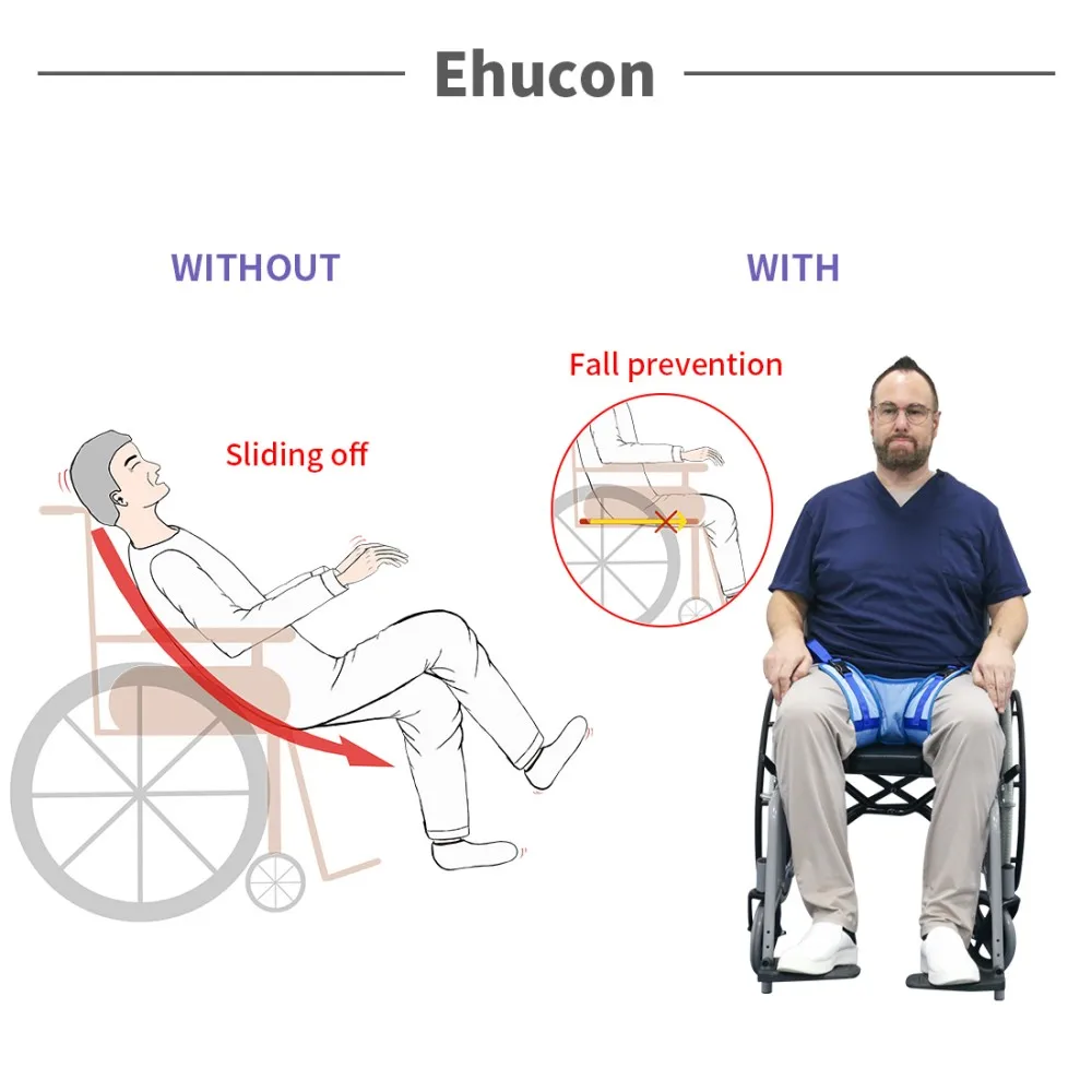 Ehucon 4-Layer Soft Extra Large Washable and Reusable High Absorbency Incontinence Pad Pelvic Holder for Elderly Fall Prevention