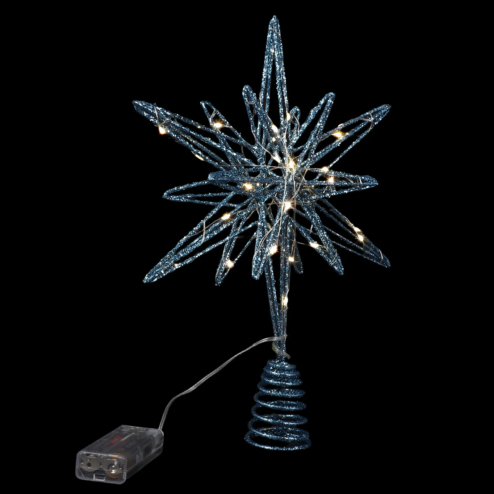 

Christmas Tree Baumkronenstern Finals Top Decoration Farmhouse Xmas Treetop Blue Topper