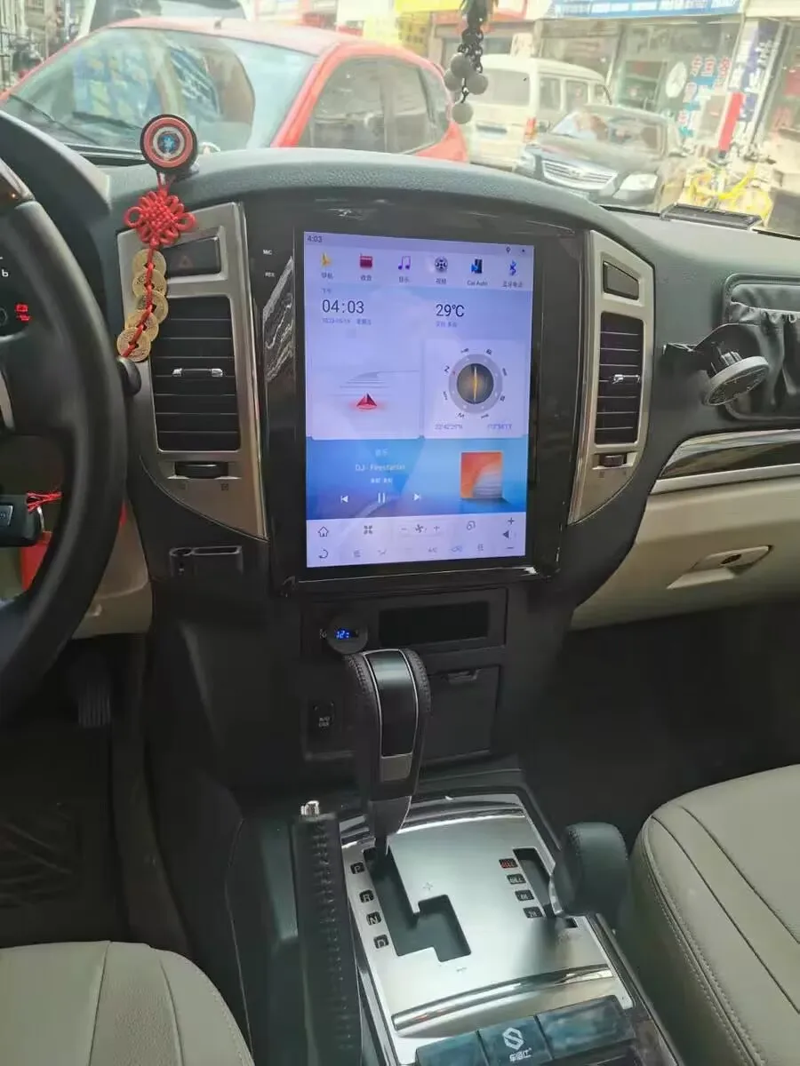 For Mitsubishi Pajero V97 V93 Android Car Radio Auto Multimedia Video Player Navigation GPS Wireless Carplay DVD RDS FM