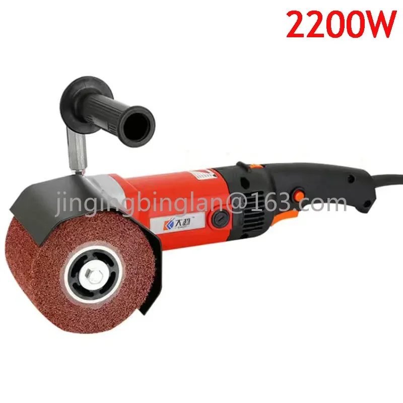 2200w Burnishing Polishing Machine 3000rpm Industrial Polisher Sander Wire Drawing Machine Metal Wood Ceramic Tile Polishing