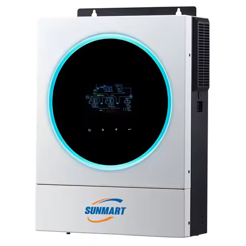 In stock Popular Axpert 3.6kw VMIV 3600w Voltronic Off Grid Hybrid 230VAC Single Phase 24V 120A MPPT Inside WiFi Solar Inverter