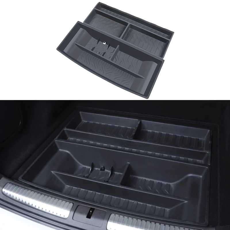 Car Trunk Storage Box Fit for Xpeng G9 Modified Storage Box Bottom Classification Special Waterproof Storage Accessories