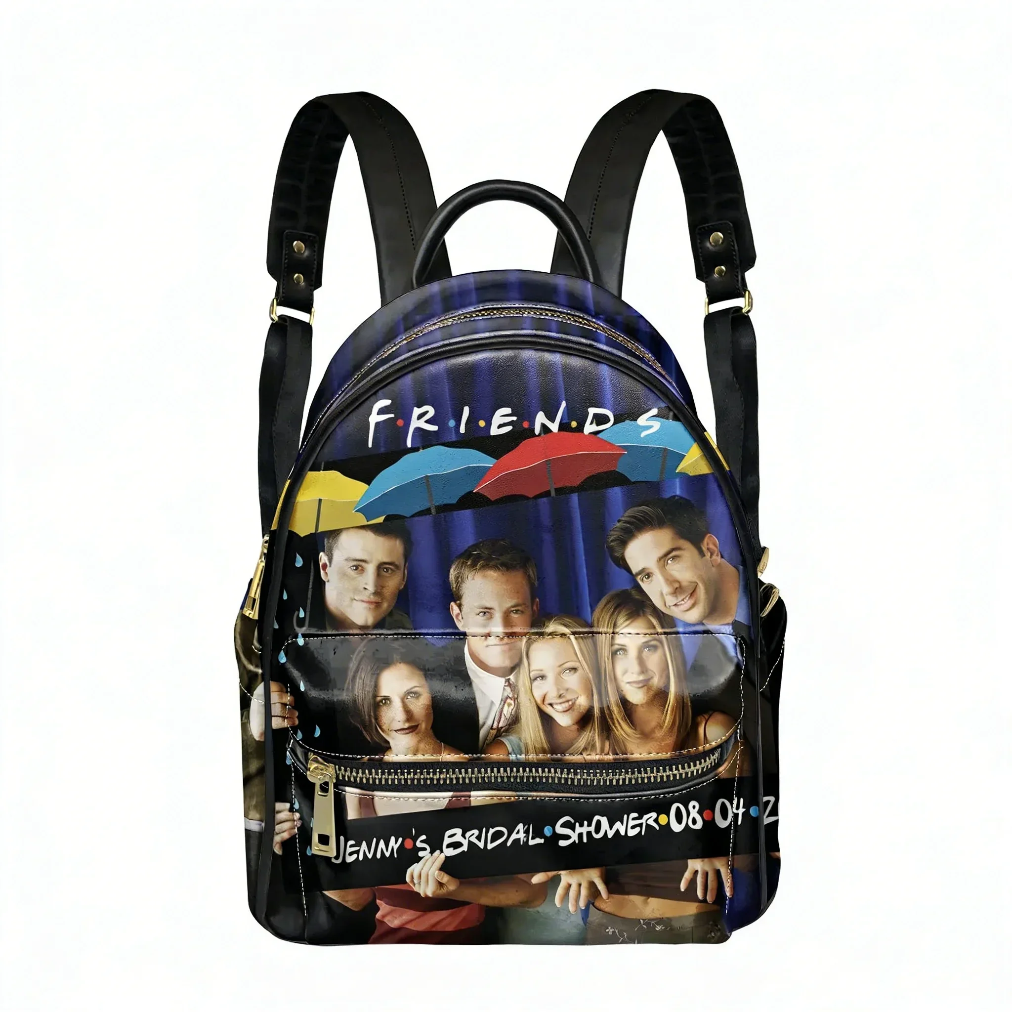 

Friends TV Backpack Womens Men Personalized Double Shoulder Bag Business Travel Bookbag Rucksack Gift Daypack