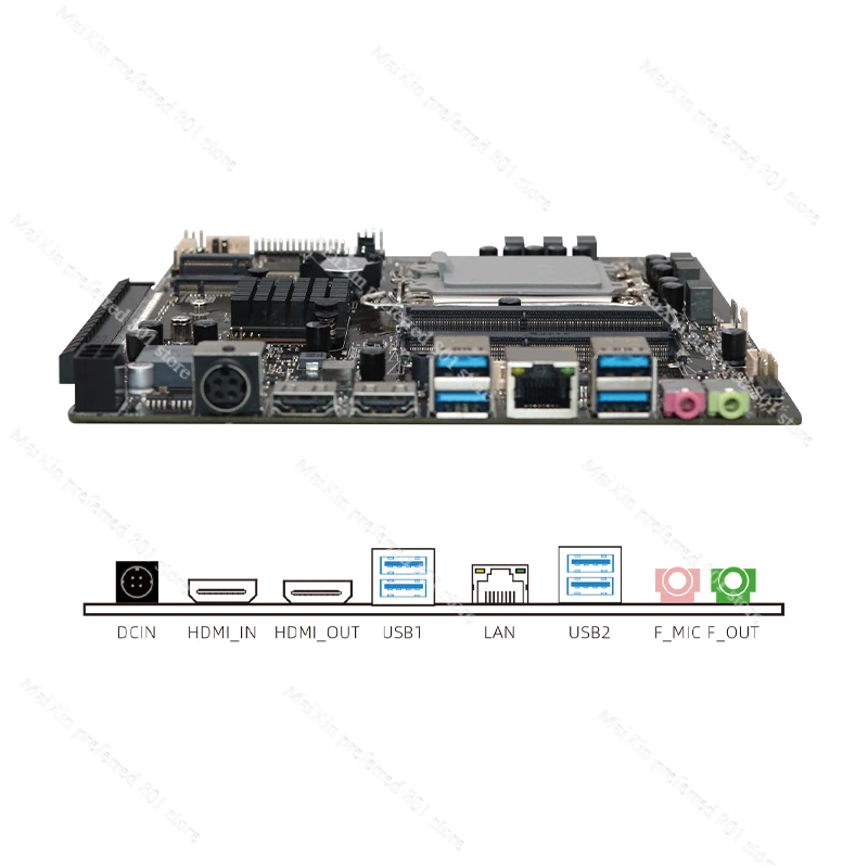 B660i-p main board supports independent graphics card M2 hard disk  dual DDR4 memory dual hdmi interface