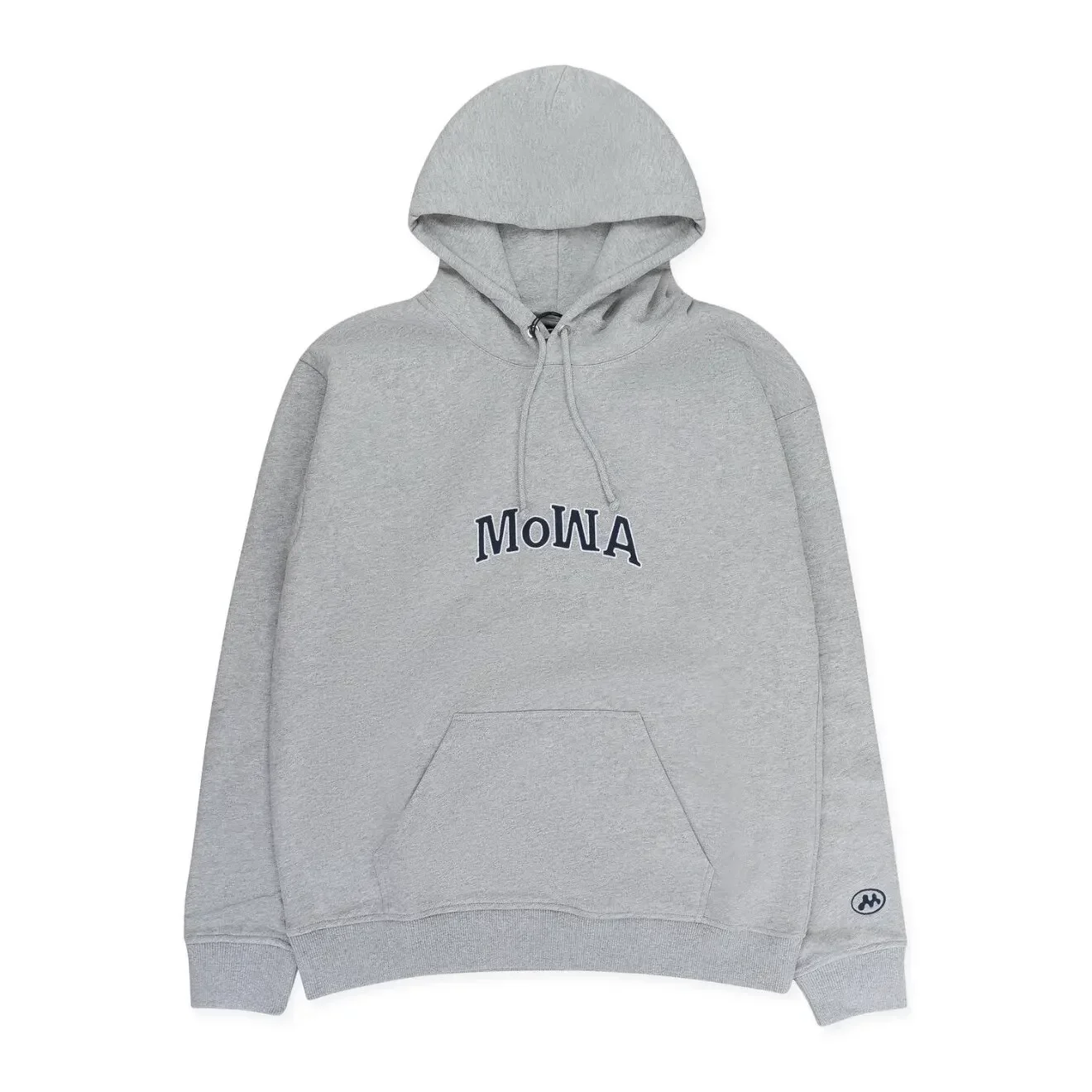 BMC Embroidered Flower Grey Hooded Sweatshirt Set