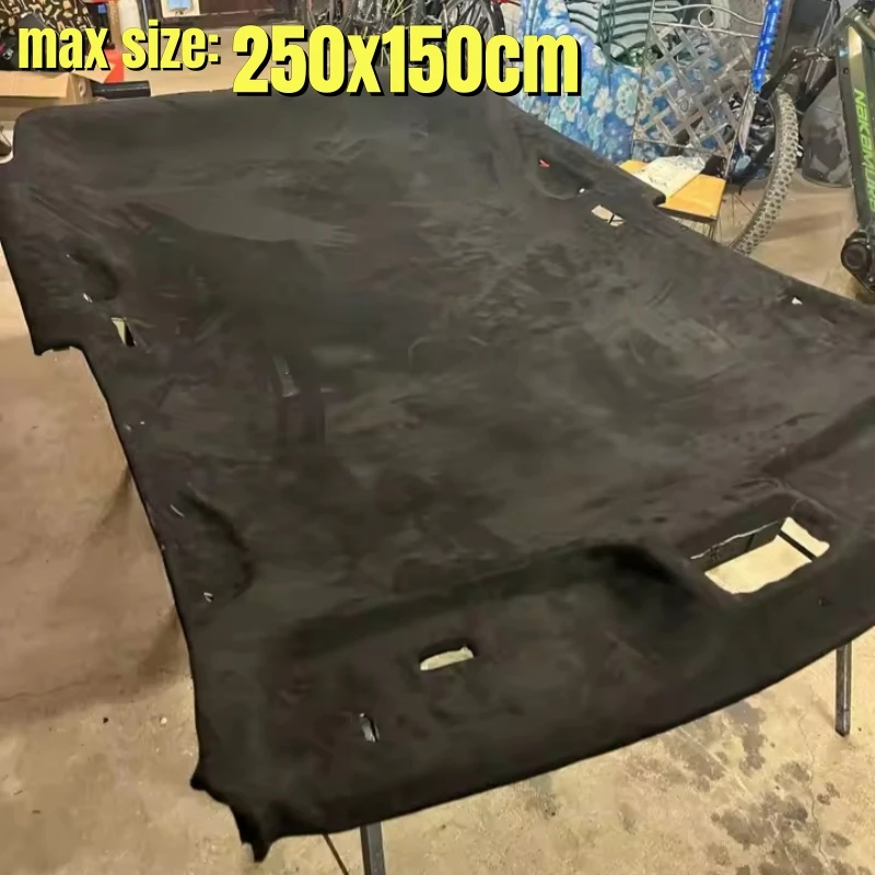 

Car Headliner Suede Fabric with Foam Backing - Auto Interior Ceiling Renovation Material for Car/Truck Roof Replacement No Glue