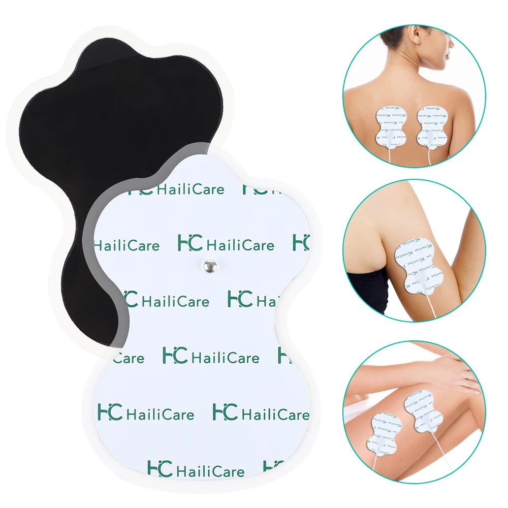 20pcs EMS Electrode Pads Reusable Massage Patch for Tens Electrodes Digital Therapy Machine Massage 3.5mm Plug Body Massager