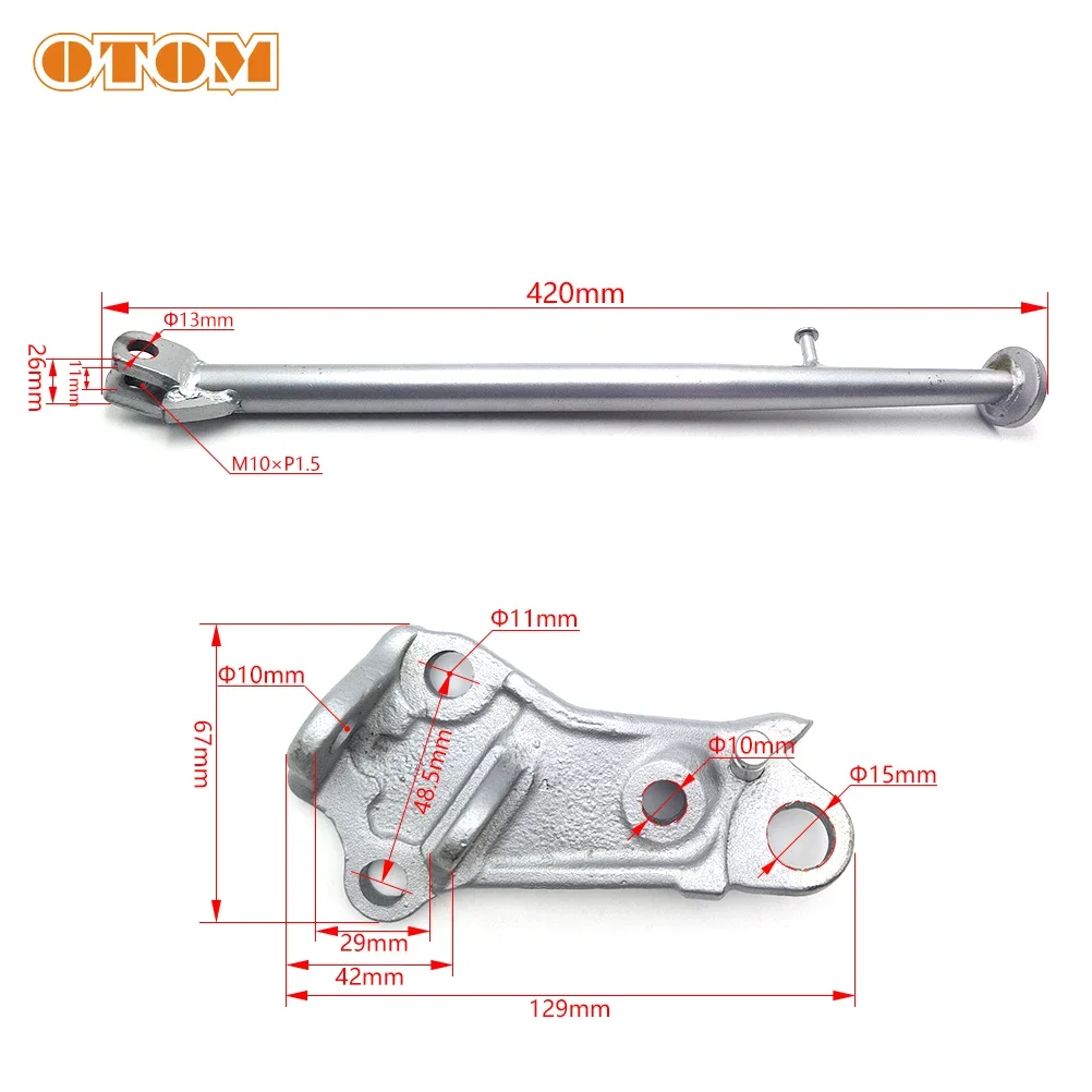 For YAMAHA Kickstand Side Stand Kit Parking Footrest Modified Bracket YZ125X 2020-2022 YZ250X 2016-2022 Motorcycle Accessories