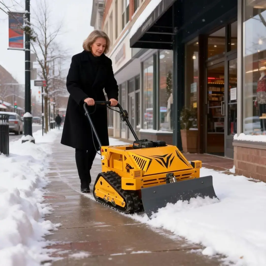 

Customized Remote Control Flail Lawn Mower 2 in 1 Weeding Snow Shoveling Adjustable Cutting Height CE/EPA Certified