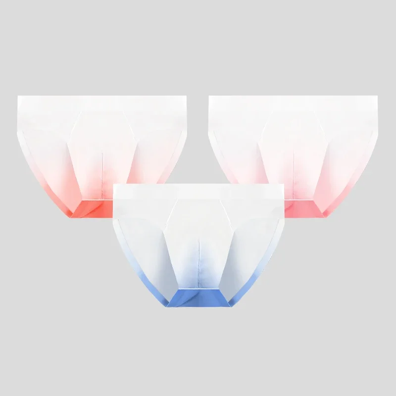 5PCSM ملابس داخلية للرجال، سراويل داخلية من الحرير الجليدي للرجال، قابلة للتنفس في الصيف، سريعة الجفاف، شورت بدون خياطة، شفافة رفيعة للغاية، شخصية