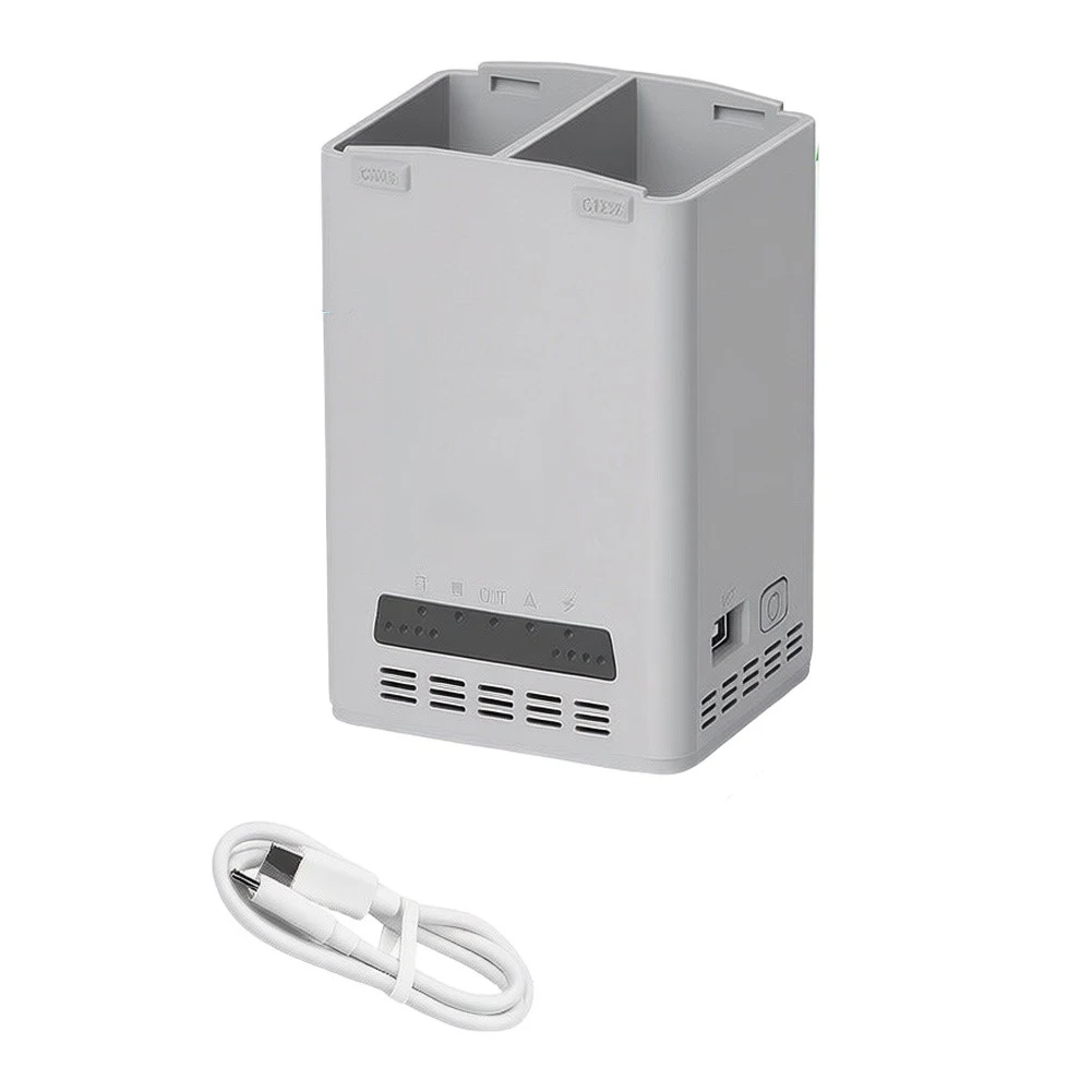 65W Charger for Hub for DJI For Lito1X1 Compatible Charging Station with Dual-Port Power Delivery for Efficient 2-Way Charging