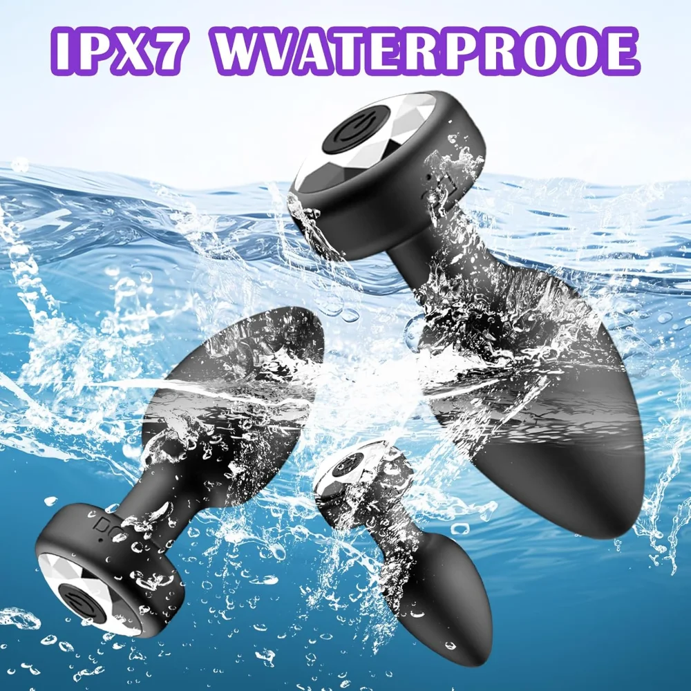 لعبة الجنس الشرجي هزاز للنساء التحكم عن بعد بعقب المكونات مع 10 طرق تهتز جهاز تدليك للبروستاتا سيليكون محفز الإناث ﻿