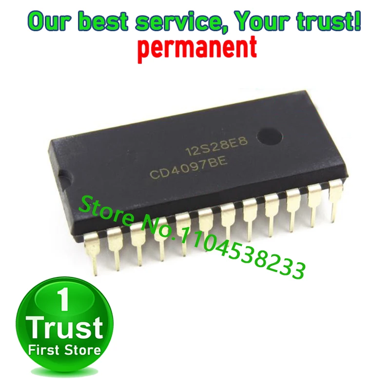 CD4097 CD4097BE  DIP24 5-40PCS/LOT  Trust First   in stock