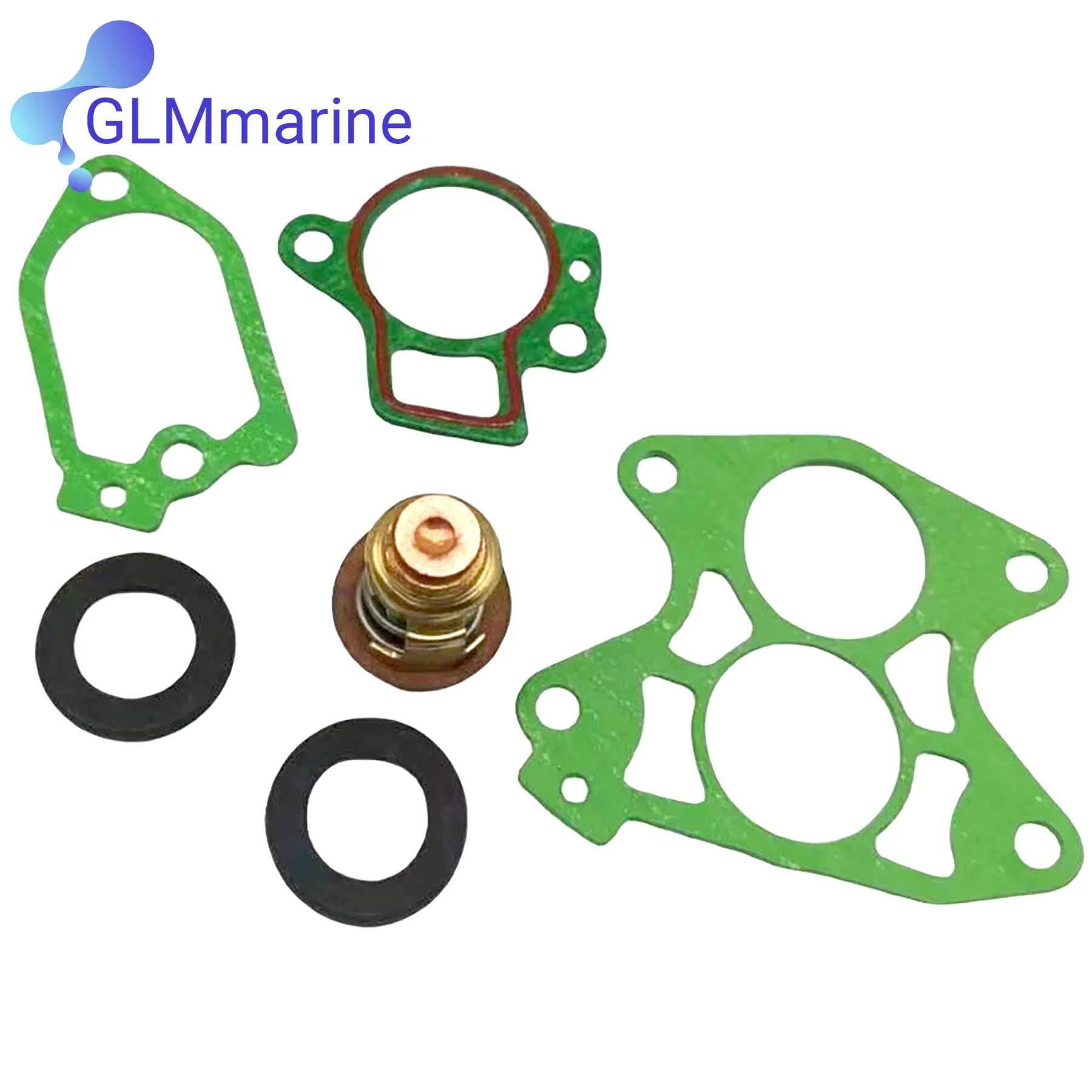 50℃122℉ Outboard Thermostat Kit 688-12411 Fits for Yamaha 20 To 250 HP Parson F15 F20 Motors 688-12411-00 6E5-12411-00 18-3540