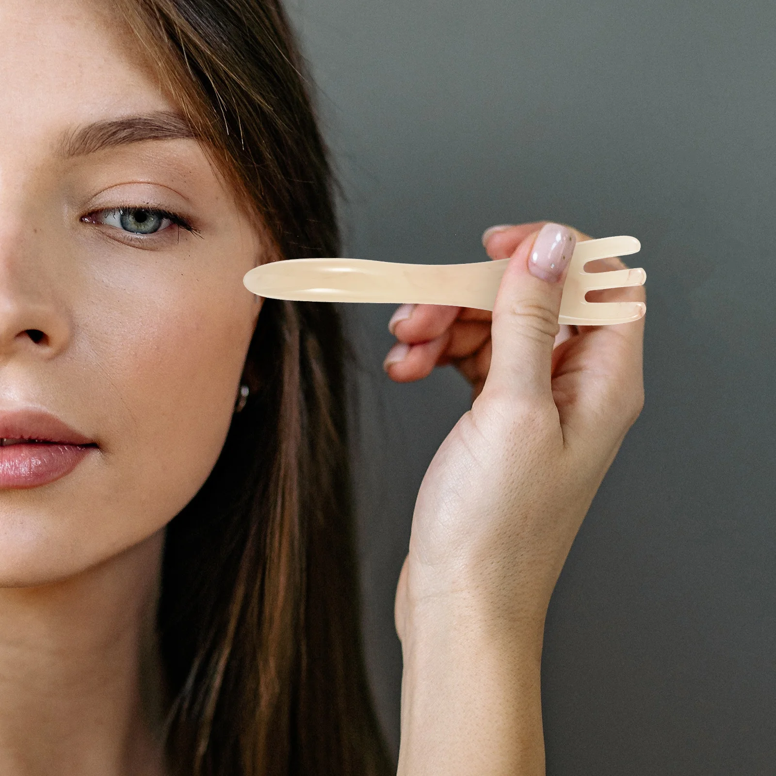 

Resin Hair Massage Comb Wide Tooth Scalp Massager Head Relax Tool Headache Relief Portable Scalp Scratching Comb