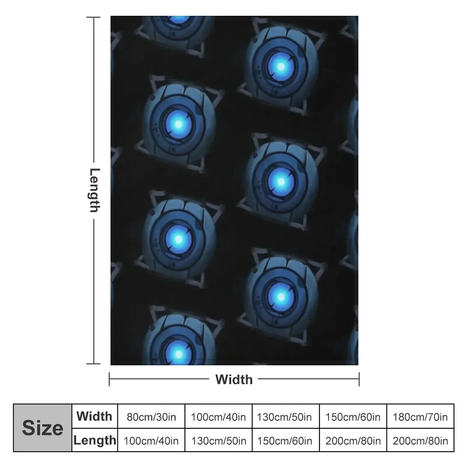 Wheatley In Space Digital Painting Throw Blanket Sofa manga Stuffeds Camping halloween Flannel Fabric Blankets