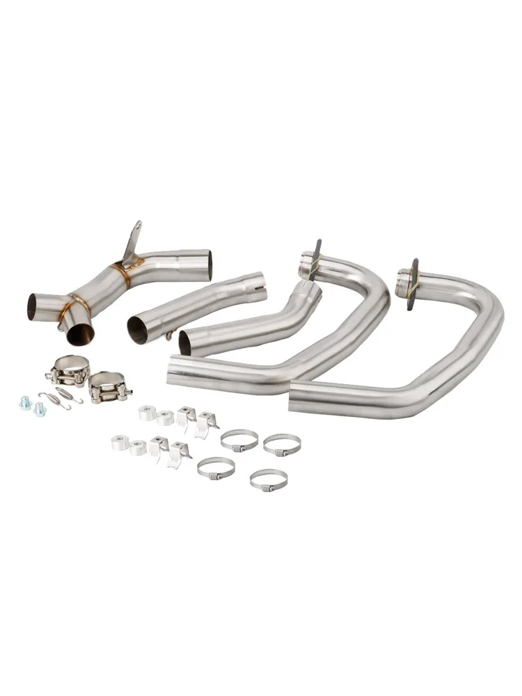 

For MOTO GUZZI V85 TT 2021-2022 V85TT GUZZI V85TT 2021 2022 Escape Motorcycle Exhaust Header Link Pipe
