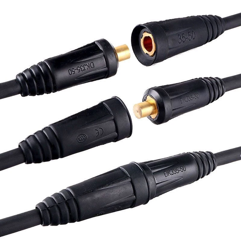 Universal Welding Wire Connector Electric Welding Soldering Cable Quick Plug European Copper Welding Machine Accessories Coupler