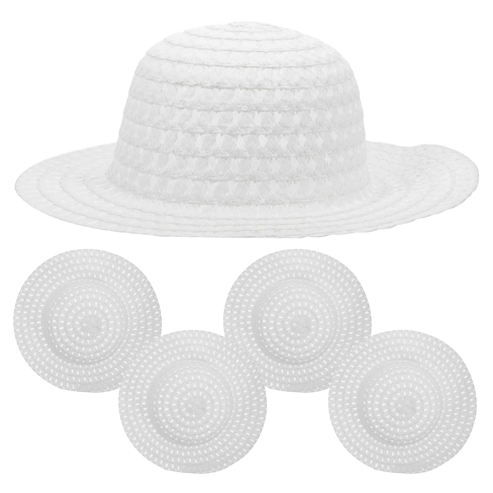 

Derby Hats for Girls Children's Straw Painting Crafts Truck White Toddlers