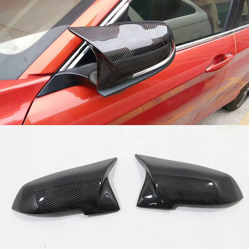 

Car Rearview Mirror Cover For BMW 1 2 3 4 Series Carbon Fiber Rear View Side Mirror Cover F20 F22 F30 F32 Auto Accessories
