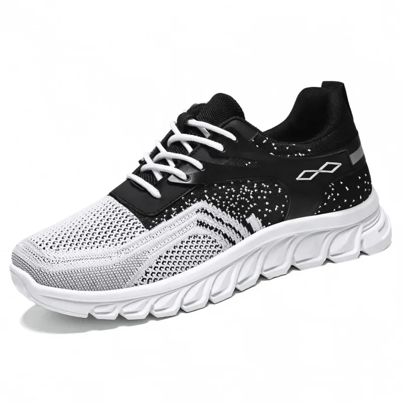 Men's Shoes Lightweight Comfortable Sports Shoes Soft Sole Breathable Mesh Casual Running Shoe Trendy Versatile Student Sneakers image 2