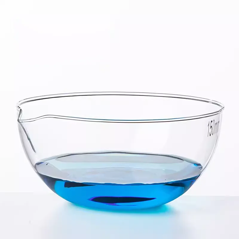 

Thickened glass evaporation dish flat bottom round bottom laboratory high borosilicate dish 60 90 120 150mm