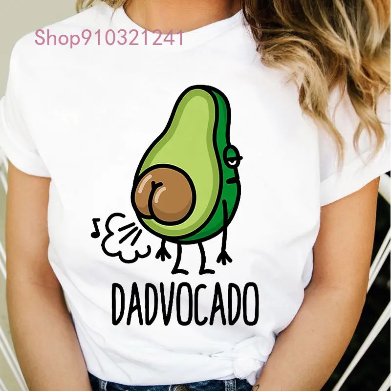 

Kawaii Avocado T Shirts for Women Print Cartoon Tops Summer Clothes Aesthetic Casual T Shirt Vintage Harajuku Tshirt Streetwear