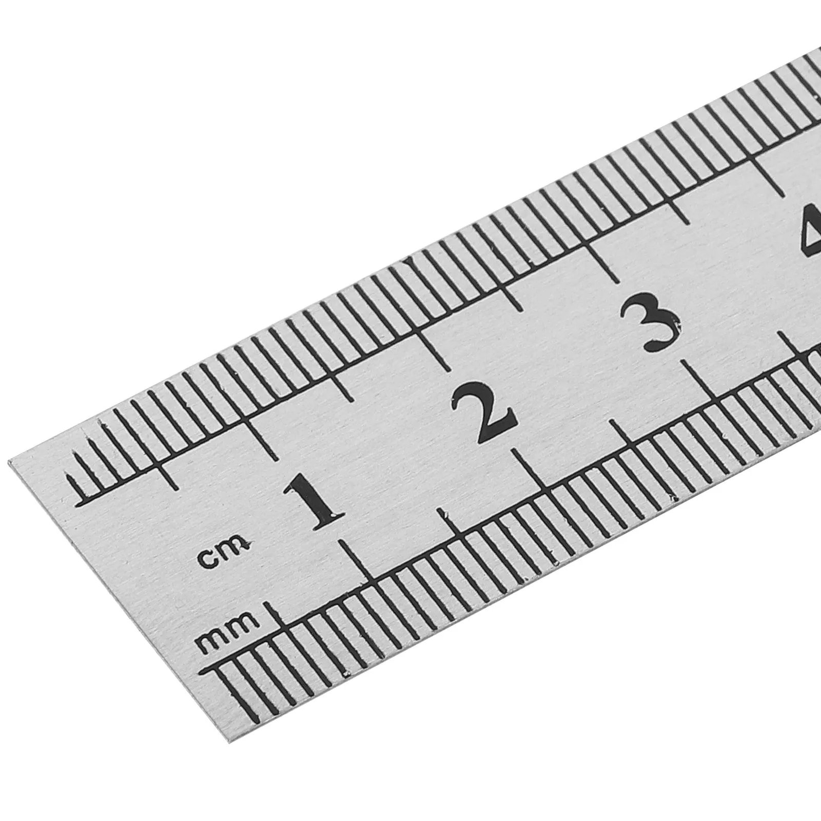 30Pcs 15Cm 6 Inch Stainless Steel Metal Ruler Dual Scale Pocket Straight Edge for Guitar Repair Woodworking Carpentry Drafting