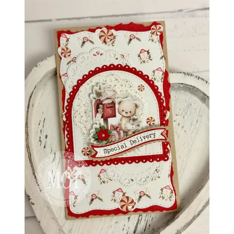 Pocket & Corner Bookmark Chunky Metal Cutting Dies Slimline Essentials Scrap Booking Card Stencil Cut Die for DIY Handmade Card view 5