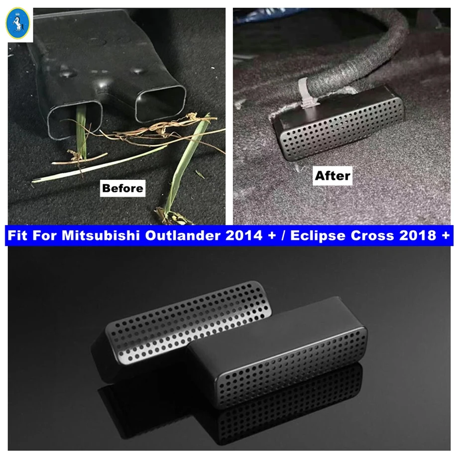 

Under Rear Seat Air Conditioner AC Vent Duct Outlet Shell Cover For Mitsubishi Outlander 2014 - 2021 / Eclipse Cross 2018 - 2022