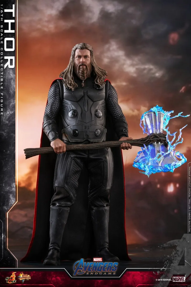 Original Hot Toys Thor Odinson Action Figure 1/6 AvengersInfinity War Part 2 Thor Figurine HT MMS557 Statue Collection Model Toy