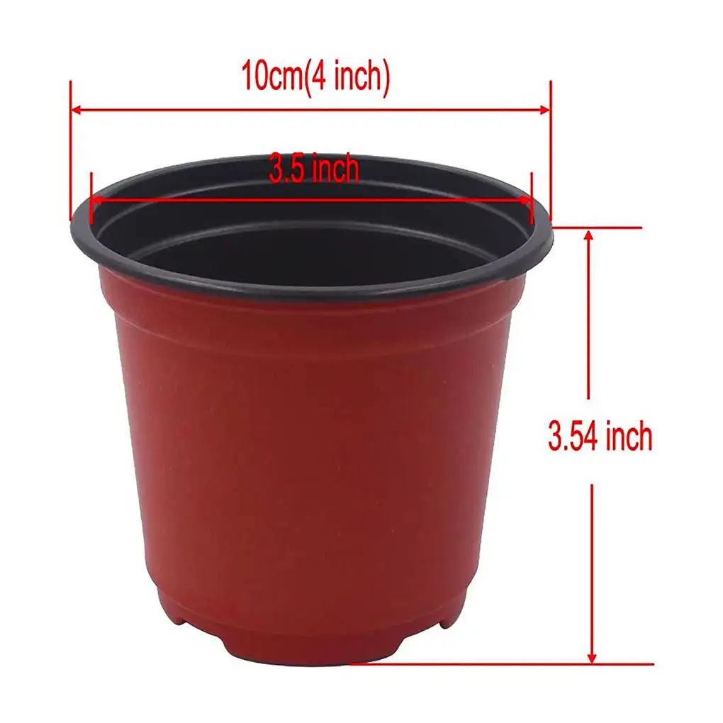 50 Pieces Seedling Pots Nursery Starting Pot Plant Holder House 6 inch