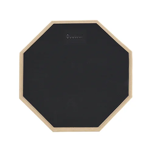 Almohadilla de práctica de tambor de 8 pulgadas para tambores, almohadilla de práctica silenciosa de doble cara, almohadilla de práctica de tambor con superficies de doble cara