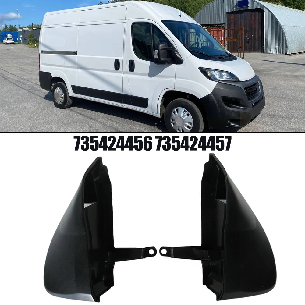 Exterior Mirror Triangle Covers for Fiat Ducato For Jumper For Boxer 2006 and Newer Models OEM 735424456 735424457 ABS Material