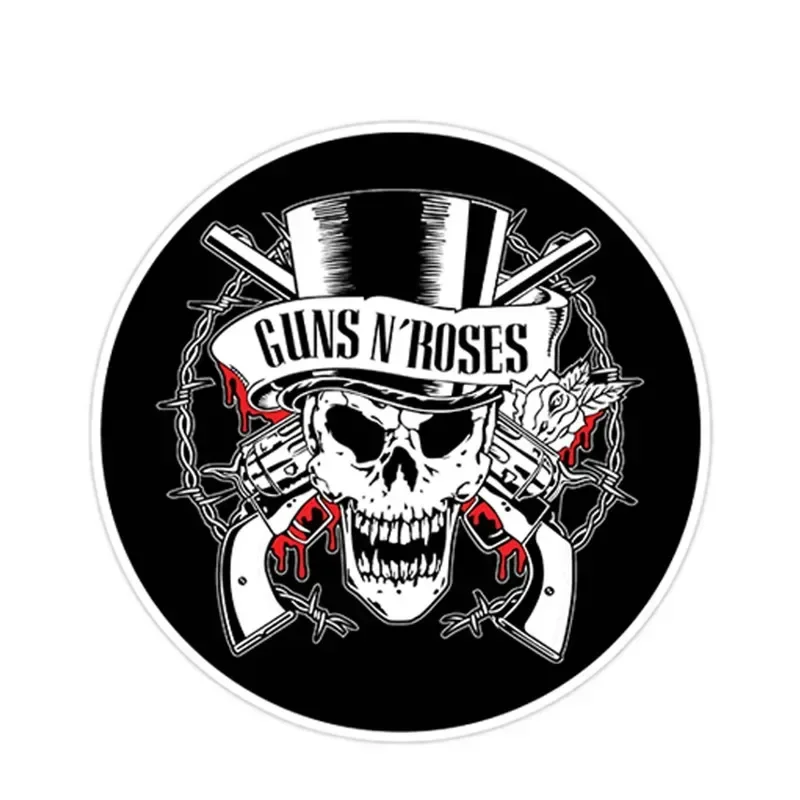 

Personality Guns & Roses Windshield Bumper Motorcycle Decal Covered with Scratch High Quality Waterproof Car Sticker PVC, 10cm