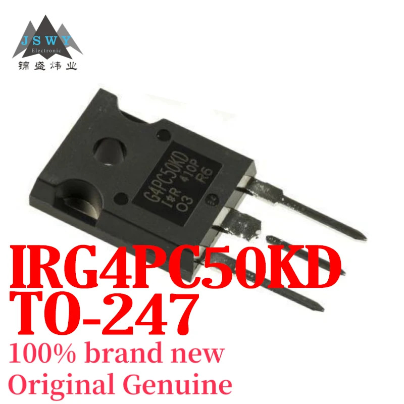 

(3/30pcs) IRG4PC50KD IRG4PC50 Silk Screen G4PC50KD TO-247 MOS Field Effect Transistor Genuine Stock Free Shipping