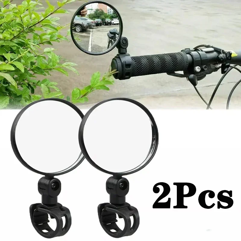 Mini Universal Bicycle Mirror Handlebar Rearview Side Mirror for Bicycle Motorcycle Adjustable for Bike Riding Cycling Mirr W7Z9