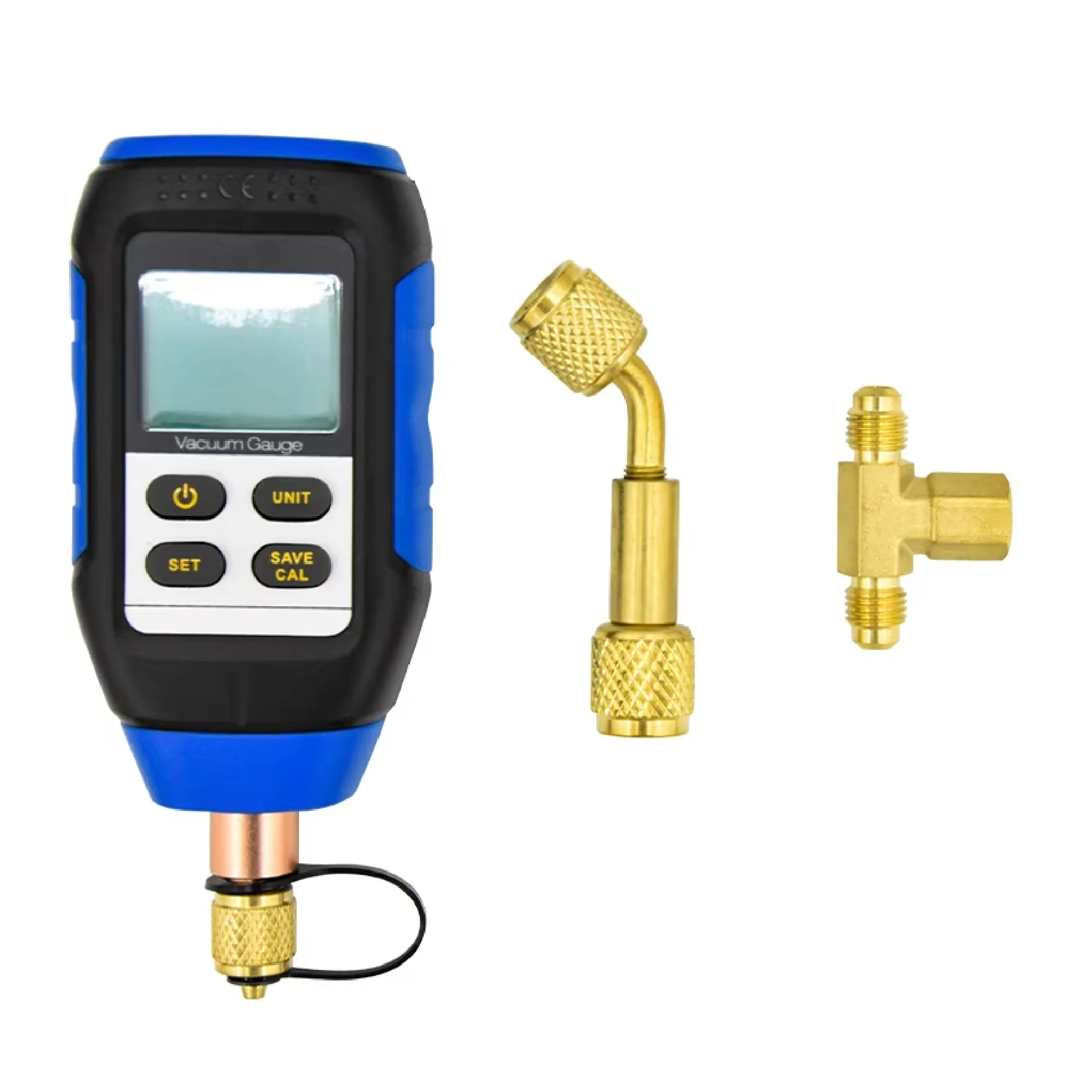 Digital Vacuum Gauge HVAC Micron Meter Electronic Refrigeration High Precision Absolute Pressure Tester